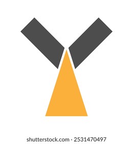 Letter Y logo design illustration