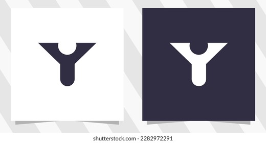 letter y logo design template