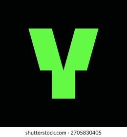 Letter Y logo. Logo design. Template elements. Geometric abstract logo