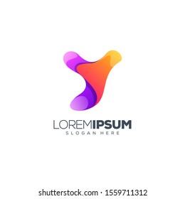 letter y logo design vector illustration