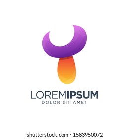 Letter Y Logo Design vector illustration, colorful logo