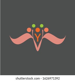 letter y logo design vector icon