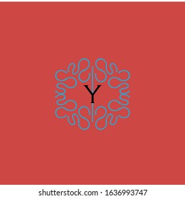 letter y logo design vector icon