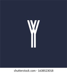 letter Y logo design vector icon template