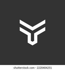 plantilla de ilustración de vector de diseño de logotipo de letra y