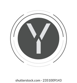 letter y logo design vector