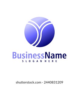 Letter Y logo design vector. Creative Initial Y logo concepts template