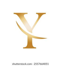 Letter Y Logo Design Vector Graphic