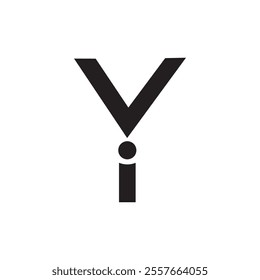 Letter Y Logo Design Vector Graphic