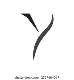 Letter Y Logo Design Vector Graphic