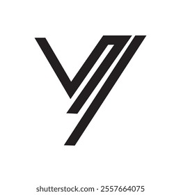 Letter Y Logo Design Vector Graphic