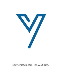 Letter Y Logo Design Vector Graphic