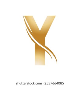 Letter Y Logo Design Vector Graphic