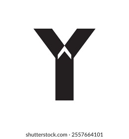 Letter Y Logo Design Vector Graphic