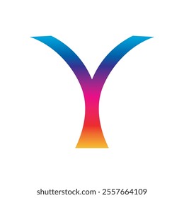 Letter Y Logo Design Vector Graphic