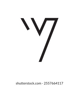 Letter Y Logo Design Vector Graphic