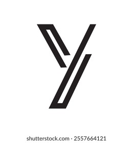 Letter Y Logo Design Vector Graphic