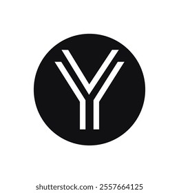 Letter Y Logo Design Vector Graphic