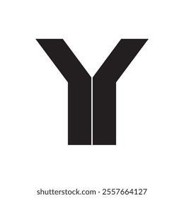 Letter Y Logo Design Vector Graphic