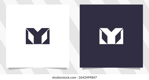 letter y logo design vector