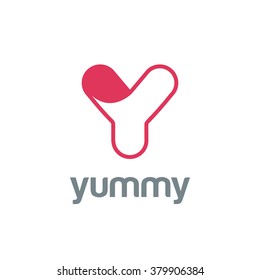 Letter Y Logo design vector template.  Font Logotype