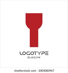 Letter Y logo, geometric monumental label. Simple Embedded letter for modern stamp monogram, logo, modern brand concept. Logotype design