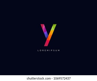 Letter Y Logo Icon. colorful logo design template