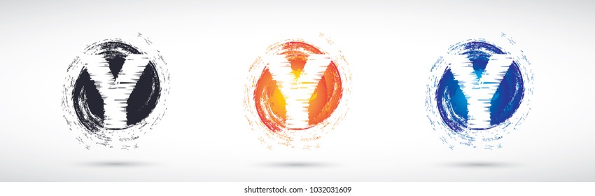 Letter Y logo icon design template elements