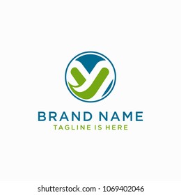 Letter Y logo icon design template elements