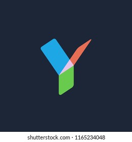 Letter Y logo icon design template elements