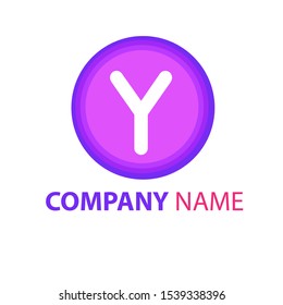 Letter Y logo icon design template elements 