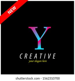 Letter Y logo icon design template elements 