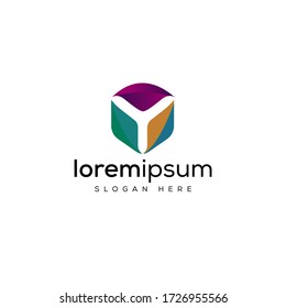 Letter Y logo icon design template elements
