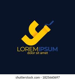 Letter Y logo icon design template element, Emblem, Concept logo design.