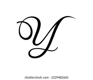 Letter Y logo icon design template elements