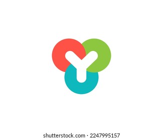 Letter Y logo icon design template elements