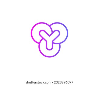 Letter Y logo icon design template elements