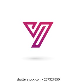 Letter Y logo icon design template elements 