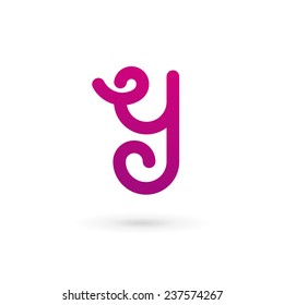 Letter Y logo icon design template elements 