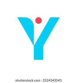 Letter Y logo. Icon design. Template elements. Geometric abstract logos