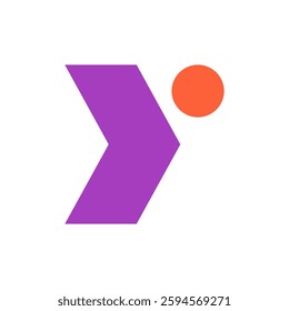 Letter Y logo. Icon design. Template elements. Geometric abstract logos