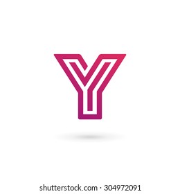 Letter Y logo icon design template elements
