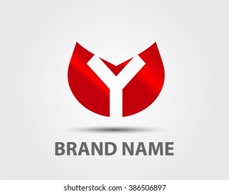 Letter Y logo icon design template elements