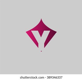 Letter y logo icon design template elements
