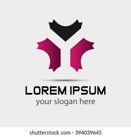 Letter y logo icon design template elements. Vector color sign
