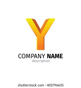 Letter Y logo icon design template elements
