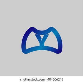 Letter y logo icon design template elements. Vector color sign
