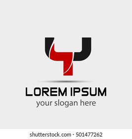 Letter Y logo icon design template elements
