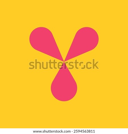 Letter Y logo. Icon design. Template elements. Geometric abstract logos