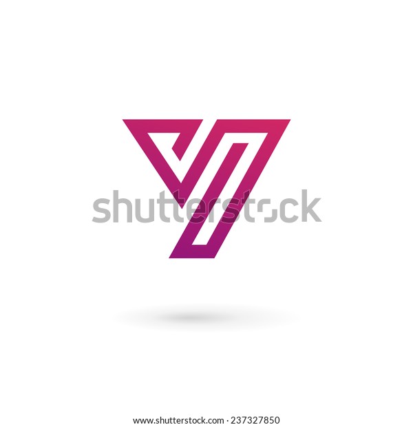 文字yのロゴアイコンデザインテンプレートエレメント のベクター画像素材 ロイヤリティフリー